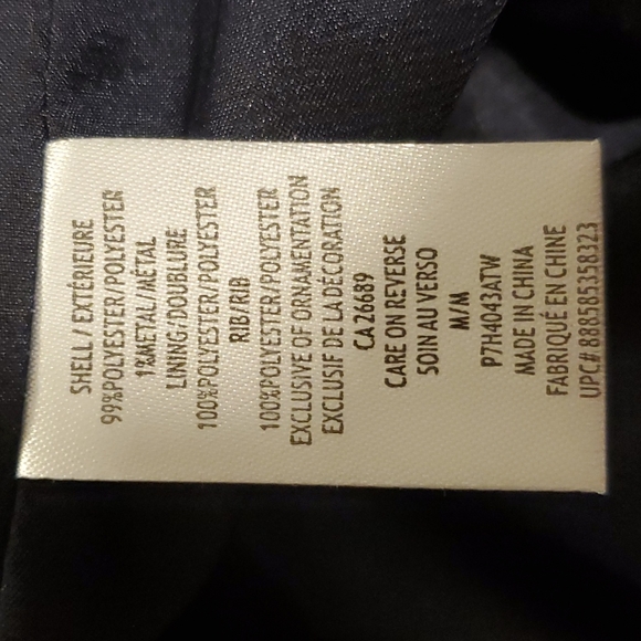 Parker Boucle and Velvet Bomber Jacket Size M - Picture 7 of 8